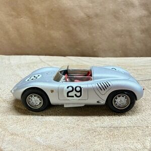 Starter Porsche 718 RSK Le Mans 1958 #29 Silver Resin Model Car 1:43 Scale